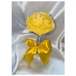 Peonia en cristal miniatura 1